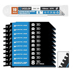 10 Pack 6 inch Reciprocating Saw Blades Set，8 TPI High Carbon Saw Blades for Metal ，Saw Blades with Organizer Case (10, 8T/6inch)