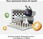 SenseRobot Lite — 2-in-1 AI Robotic Chess & Checkers Set | 25 Chess Levels (Elo 200–2900), Epic Duel Elo 3200, 10 Checkers Levels, Voice Guidance, Screen-Free Play, 1,200+ Lessons, Cloud & OTA