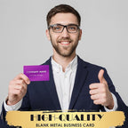 weparmeety 100 Pcs Metal Engraving Blanks Aluminum Sheet Laser Engraving Business Card Multipurpose Engraving DIY Gift Cards 86 x 54 x 0.21 mm (Purple)