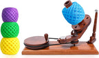 Yarn Winder – Large Handcrafted Wooden Ball Winder for Knitting, Crocheting & Weaving – Heavy-Duty Natural Rosewood Yarn Winder for 8-12 oz Yarn Cakes