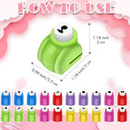 Paper Punches, Punch Craft Set Punches, Hole Punch Shapes Scrapbooking Supplies for Kindergarten Teacher Office Supplies and DIY Arts (Classic Mini 20pcs)
