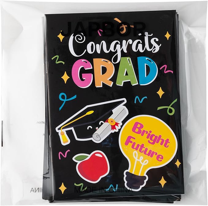 JAPBOR Kindergarten Graduation Coloring Book - 24PCS Mini Preschool Graduate Color Books Bulk for Party Favor, Congrats Grad Small Colour Page for Graduate Gifts Class School Drawing Painting Game