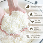 Soy Wax Flakes, Waxcanpy Natural Candle Wax, Organic Soy Wax for Candle Making from Farm, No Additives, Harmless and Pure (20lb)