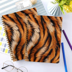2 PCs Tiger Journaling Notebooks Tiger Print Spiral Notebook Animal Print Aesthetic Design Gifts for Women Teen Girls Note Books Journals for Writing Hardcover Notebook Office Classroom Supplies