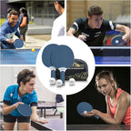 Senston Table Tennis Rackets Set,Professional Ping Pong Paddle Set for 4 Players, Composite Rubber Table Tennis Paddles, Indoor or Outdoor Games.