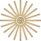 SWANGSA 20 Pieces Glue Gun Sealing Wax Sticks Antique Gold for Wax Seal Stamp, Great for Wedding Invitations, Cards, Envelopes, Wine Packages, Gift Wrapping (Antique Gold)