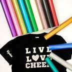 Glitter HTV Heat Transfer Vinyl 12"x12" Bundle 13 Sheets Iron on Vinyl for T-Shirts Gifts Design(Assorted)