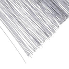 Juvale 300 Pieces White Floral Wire Stems - 22 Gauge, 16 in Length - Flower Wire for Crafts