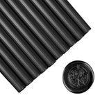 Glue Gun Sealing Wax Sticks for Wax Seal Stamp -Black, Great for Wedding Invitations, Cards Envelopes, Snail Mails, Wine Packages, Christmas Gift Ideas, Pack of 10