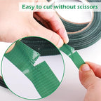 GLAMFIELDS Floral Tape Green, Flower Wrap Adhesive Waterproof Tape for Bouquets 0.25" (60 Yd/180 Ft) - 1 Roll