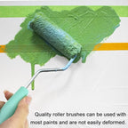 11 Pack Paint Roller Kit, 4 Inch Microfiber Paint Roller Covers, Mini Wool Blend Paint Rollers with Tray, Small Roller Brush Kit for Painting Walls, Doors, Cabinets