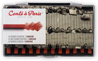Conté à Paris 12 Count Sketching Crayons Set, Sanguine