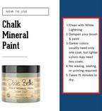Dixie Belle Paint Company Chalk Finish Furniture Paint - Dried Sage (16oz) - Matte Gray/Green Chic Chalk Mineral DIY Furniture Paint