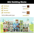 ZenithFlow Street View Building Blocks Kit, Cuba Hotel Mini Blocks Construction Toys European Architecture Model House Store Building Set, Idea Gifts Home Decoration Collection for Adults (3959 PCS)