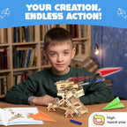 Smartivity DIY 2in1 Hydraulic Airplanes & Darts Launcher STEM Toy for Kids Ages 6-14 Years I Birthday Gifts for Smart Kids | DIY Science Kit for Boys & Girls 6, 8,10,12,14 Years Old