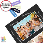 Mat Board Center, Pack of 5, Photo Picture Mats - Acid Free, 4-ply Thickness, White Core - for Pictures, Photos, Framing (8x10 for 2-4x6 White)