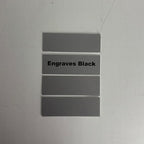 Blank Metal Plates for Laser Engraving - 4 Pack | Aluminum Sheets 0.020" Thick | CO2, Diode, Fiber Laser Compatible | Multiple Sizes & Colors (Silver (engraves black), 3x11.25 inch)