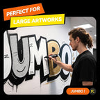 3Pcs Black Jumbo Poster Markers, 15MM Thick Permanent Acrylic Graffiti Markers, Wide Tip Paint Marker for Canvas, Posters Board, Fabric, Window, Glass, Wood, Teachers,Banner painting supplie