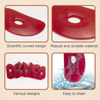 DIYOOHOMY Pottery Ribs for Pottery Tools and Clay Tools, Soft Silicone Ceramic Supplies Kit for Shapes Sculpting,Mud,Trimming,Throwing (6)