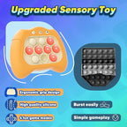Handheld Game for Kids 6-12 with Lights and Sounds, Sensory Fidget Toys for Kids 8-12, Birthday Gifts for 6 7 8 9 Year Old Girls & Boys & Teens -Orange