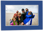 Pack of Ten 8.5x11 Mats Bevel Cut for 7x9 Photos - Acid Free Bottle Blue Precut Matboards for Pictures, Photos, Framing - 4-ply Thickness