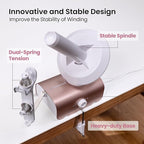 Winartton Electric Yarn Winder for Crocheting, Heavy-Duty Yarn Ball Winder 10 oz Large Capacity, Automatic Yarn Cake Winder Spinner Roller, Crocheting Tools Supplies for Knitting Lovers(Patented)