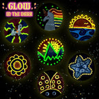 klmars Kids Wooden Painting Kit-Glow in The Dark-Arts & Crafts Gifts for Boys Girls Ages 5-12-Craft Activities Kits - Creative Art Toys for 5, 6, 7, 8, 9, 10, 11 & 12 Year Old Kids
