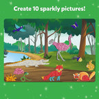 Skillmatics Foil Fun - Animals, No Mess Art for Kids, Travel Toys, Craft Kits, DIY Creative Activity, Christmas Gifts for Boys & Girls Ages 4, 5, 6, 7, 8, 9