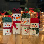 Snowman Face Stencils Christmas Stencils for Crafts Reusable Xmas Holiday Stencil for Painting on Wood Window T-Shirts Fabrics Decor CH