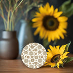 CHGCRAFT Sunflowers Polymer Clay Texture Sheets Butterfly Silicone Texture Stamp Love Heart Clay Texture Mat Modeling Pattern Pad Texture Sheets for Jewelry and Clay Earrings Tools, 5.5x5.5 inch