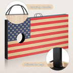 Cornhole Sets 4 x 2 ft / 3 x 2 ft with 8 Bean Bags Regulation Size, Corn Hole Games for Adults Outdoor Bean Bag Toss Game