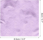 MECCANIXITY Gold Leaf Foil Sheet, Peach Purple Leaf Papers, 3.3 x 3.1inch for Art Decoration, Sculptures, Painting, Pack of 100