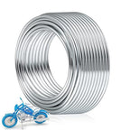 3mm Craft Wire for Sculpting, 52 Ft Aluminum Bendable Thick Metal for Bonsai Trees, Floral Armature, Weaving, Wrapping, Clay Models, Dolls, DIY Jewelry Making (9 Gauge Thickness)