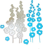 3D Background Cutting Dies Metal Stencils Scrapbooking Tools Flowers Lace Frame DIY Embossing Template for Paper Card Making Album Arts Crafts Supplies (Flowers Bunch-6.5x12cm)