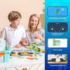 Coding Robot Kit for Kids Ages 6+, 200+ in 1 APP Control Dinosaur Robot Toy, Educational Scratch Program Robotic Kit with 47 Video Courses,Birthday Children's Day Gift for Boys Girls(600 Blocks)