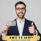 weparmeety 100 Pcs Sliver Metal Engraving Blanks Colorful Aluminum Sheet Laser Engraving Business Card Multipurpose DIY Gift Cards 86 x 54 x 0.21 mm