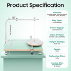 72W Electric Hot Wire Foam Cutter, Tabletop Portable Lightweight Foam Cutting Machine, Styrofoam Polystyrene Cutting Tool Set with Adjustable Dial and Temperature