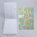 BAOFALI 3D Embossing Folder for Card Making,Beautiful Cactus and FlowerClear Plastic Texture Fades Embossing Folder Template for Scrapbooking Cardstock Album DIY Decoration Paper Crafting 6.3x4.5inch