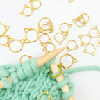 Hilsayum Cat Stitch Markers Cute Stitch Markers Metal Stitch Marker for Crocheting