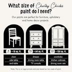 Chalky Chicks All-in-One Chalk Paint for Furniture or Cabinet - 16 Fl Oz - Matte Finish Old Lace (Off White) for Metal, Wood Furniture Paint - No Sanding All-in-One for Home Decor & Crafts, USA Made