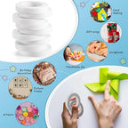 9 Rolls Double Sided Tape for Crafts, Strong Double-Sided Tape, Scrapbook Tape, Double-Sided Adhesive Tape for Arts, Card Making, Scrapbooking Supplies, Gift Wrapping (0.4 in X 26.25Ft)