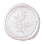 PONATIA Wax Seal Stickers - 50 Pcs Self- Adhesive Wedding Seal Stickers, Light Blush Pink Wax Seals, Perfect for Invitation Cards, Envelopes Christmas Cards, Gift Wrapping, Party Menu Decor