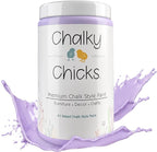 Chalky Chicks All-in-One Chalk Paint for Furniture or Cabinet -32Fl Oz-Matte Finish Sweet Lilac (Light Purple) for Metal, Wood Furniture Paint - No Sanding All-in-One for Home Decor & Crafts, USA Made