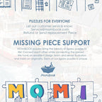 MOMIBOOK Puzzles for Adults 1000 Piece Jigsaw Puzzles of Let's Go! Set Sail, Painting Image Difficult Challenging Hard Impossible Puzzle, Cute Funny Toys & Games Christmas Birthday Gifts