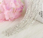 Wholesale 12 PCS Silver Plated Solid Brass Fine Flat Cable Chains Bulk for Jewelry Making 18-30 inches (24 Inch(2MM))