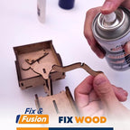 FIX & FUSION Activator Spray (13.5 Fl Oz), Instant Cure Accelerator for Cyanoacrylate (CA) Super Glue for Wood, Plastic, Rubber, Granite, and DIY & Professional, Accelerates Bonding Strength, (2 Pack)