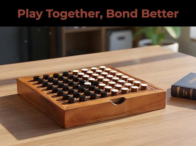 BSIRI Classic Board Game Othello Strategy Games of Family Games for Adults and Children which Playing in 2 Player Board Games to Challenges The Mastermind Game Pieces