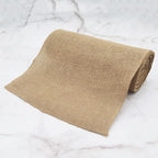 INSPIRELLE 12" Natural Burlap Fabric Roll 10 Yards Jute Ribbon for Gift Wrapping Craft Projects Wedding Decoration Home Decoration 30CM