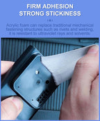 Double Sided Sticky Pads,Made of 3M VHB,Strong Adhesive Tape Squares Heavy Duty Waterproof Heat Resistant, Extreme Mounting Foam Tape,Car Home Outdoor Use, 48 Pcs 1.18x1.38 Inch
