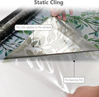 NINETREX One Way Window Privacy Film, Daytime Privacy Static Cling Sun Blocking Anti UV Reflective Window Tint for Home and Office 17.5 x 157.4 inches, Black Silver Leaf